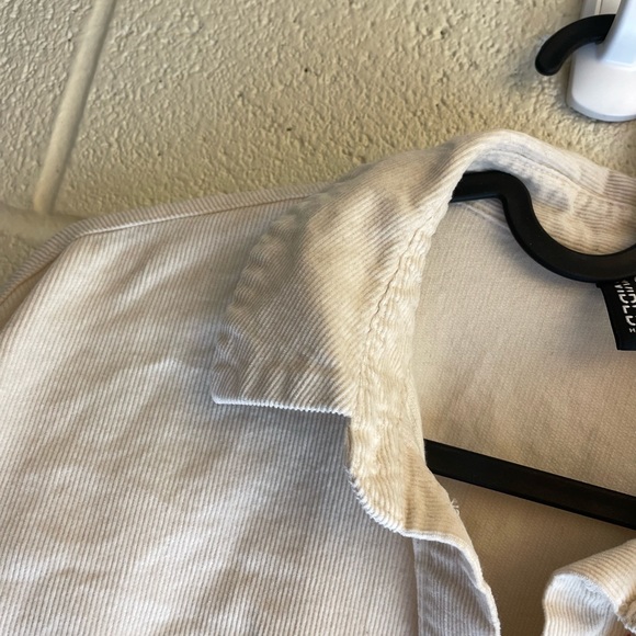 Corduroy button up long sleeve shirt, Unisex - Picture 1 of 2